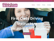 Tablet Screenshot of drivingschoolslancaster.co.uk